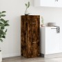 Engineered smoked oak wood medicine cabinet 40x41x118 cm by , Lockers and storage cabinets - Ref: Foro24-855200, Price: 85,99...