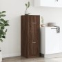 Medicine cabinet made of brown oak wood, 40x41x118 cm. by , Lockers and storage cabinets - Ref: Foro24-855202, Price: 87,80 €...