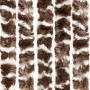 Brown and white chenille mosquito net curtain 90x220 cm by vidaXL, Mosquito nets for windows - Ref: Foro24-325452, Price: 60,...