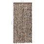 Brown and white chenille mosquito net curtain 90x220 cm by vidaXL, Mosquito nets for windows - Ref: Foro24-325452, Price: 60,...