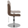 Swivel dining chairs, 2 units, brown fabric by , dining chairs - Ref: Foro24-334212, Price: 103,07 €, Discount: %