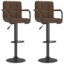 Kitchen stools, 2 units, brown fabric by , Kitchen stools - Ref: Foro24-334638, Price: 148,99 €, Discount: %