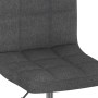 Swivel dining chairs, 4 units, dark gray fabric by , dining chairs - Ref: Foro24-3087449, Price: 215,78 €, Discount: %