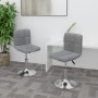 Swivel dining chairs 2 units light gray fabric by , dining chairs - Ref: Foro24-334209, Price: 103,07 €, Discount: %