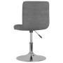 Swivel dining chairs 2 units light gray fabric by , dining chairs - Ref: Foro24-334209, Price: 103,07 €, Discount: %