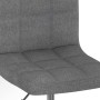 Swivel dining chairs 2 units light gray fabric by , dining chairs - Ref: Foro24-334209, Price: 103,07 €, Discount: %