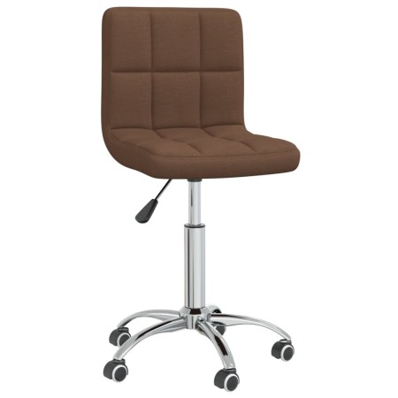 Swivel dining chair in brown fabric by , dining chairs - Ref: Foro24-3087534, Price: 84,00 €, Discount: %