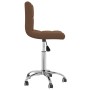 Swivel dining chair in brown fabric by , dining chairs - Ref: Foro24-3087534, Price: 84,00 €, Discount: %