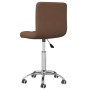 Swivel dining chair in brown fabric by , dining chairs - Ref: Foro24-3087534, Price: 84,00 €, Discount: %