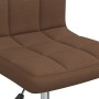 Swivel dining chair in brown fabric by , dining chairs - Ref: Foro24-3087534, Price: 84,00 €, Discount: %