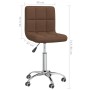 Swivel dining chair in brown fabric by , dining chairs - Ref: Foro24-3087534, Price: 84,00 €, Discount: %