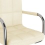 Cream-colored fabric dining chair by , dining chairs - Ref: Foro24-3087878, Price: 78,13 €, Discount: %