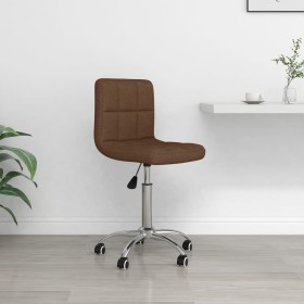 Brown fabric swivel office chair by , Office chairs - Ref: Foro24-334316, Price: 79,90 €, Discount: %