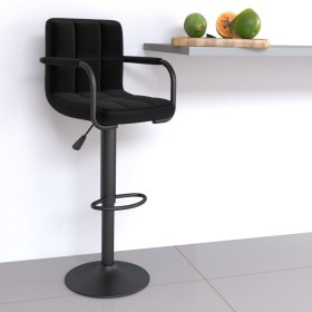 Black fabric kitchen stool by , Kitchen stools - Ref: Foro24-334631, Price: 86,99 €, Discount: %