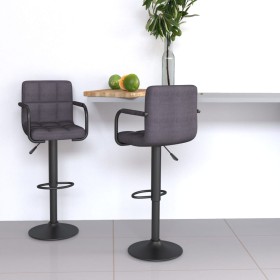 Kitchen stools 2 units gray taupe fabric by , Kitchen stools - Ref: Foro24-334644, Price: 141,99 €, Discount: %