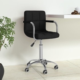 Black fabric swivel office chair by , Office chairs - Ref: Foro24-334673, Price: 102,40 €, Discount: %