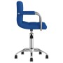 Blue fabric swivel office chair by , Office chairs - Ref: Foro24-334671, Price: 95,99 €, Discount: %