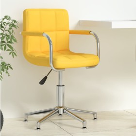 Mustard yellow fabric swivel office chair by , Office chairs - Ref: Foro24-334736, Price: 106,82 €, Discount: %