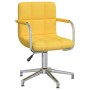 Mustard yellow fabric swivel office chair by , Office chairs - Ref: Foro24-334736, Price: 106,63 €, Discount: %