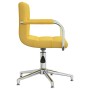 Mustard yellow fabric swivel office chair by , Office chairs - Ref: Foro24-334736, Price: 106,63 €, Discount: %