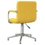 Mustard yellow fabric swivel office chair by , Office chairs - Ref: Foro24-334736, Price: 106,63 €, Discount: %