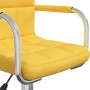 Mustard yellow fabric swivel office chair by , Office chairs - Ref: Foro24-334736, Price: 106,63 €, Discount: %