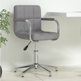 Light gray fabric swivel office chair by , Office chairs - Ref: Foro24-334729, Price: 108,99 €, Discount: %