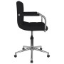 Black fabric swivel office chair by , Office chairs - Ref: Foro24-334797, Price: 102,79 €, Discount: %