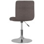 Silla de comedor giratoria tela gris topo de , Sillas de comedor - Ref: Foro24-3087477, Precio: 72,99 €, Descuento: %