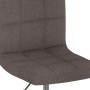 Silla de comedor giratoria tela gris topo de , Sillas de comedor - Ref: Foro24-3087477, Precio: 72,99 €, Descuento: %