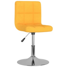 Silla de comedor giratoria tela amarillo de , Sillas de comedor - Ref: Foro24-3087475, Precio: 81,99 €, Descuento: %