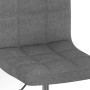 Light gray fabric swivel dining chair by , dining chairs - Ref: Foro24-3087468, Price: 82,86 €, Discount: %