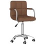 Swivel dining chair in brown fabric by , dining chairs - Ref: Foro24-3087972, Price: 102,40 €, Discount: %