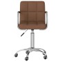 Swivel dining chair in brown fabric by , dining chairs - Ref: Foro24-3087972, Price: 102,40 €, Discount: %