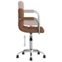 Swivel dining chair in brown fabric by , dining chairs - Ref: Foro24-3087972, Price: 102,40 €, Discount: %