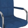 Blue fabric swivel dining chair by , dining chairs - Ref: Foro24-3088159, Price: 100,81 €, Discount: %