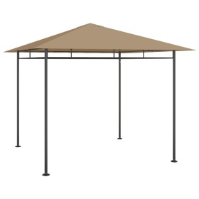 Cenador gris taupé 3x3x2,7 m 180 g/m² de vidaXL, Carpas y cenadores - Ref: Foro24-313919, Precio: 185,21 €, Descuento: %