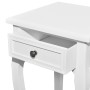 Juego de 2 mesitas apilables con cajón blanco de vidaXL, Mesas auxiliares - Ref: Foro24-241146, Precio: 167,42 €, Descuento: %