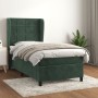 Box spring bed with dark green velvet mattress 80x200 cm by , Beds and slatted bases - Ref: Foro24-3129180, Price: 312,56 €, ...