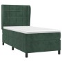 Cama box spring con colchón terciopelo verde oscuro 80x200 cm de , Camas y somieres - Ref: Foro24-3129180, Precio: 312,56 €, ...