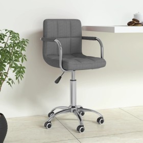 Light gray fabric swivel office chair by , Office chairs - Ref: Foro24-334667, Price: 84,99 €, Discount: %