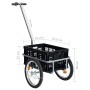 Fahrradanhänger mit Faltbox 50 L schwarz 60 kg von vidaXL, Fahrradanhänger - Ref: Foro24-92599, Preis: 113,99 €, Rabatt: %