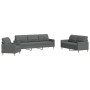 Dreiteiliges Sofaset in dunkelgrauem Stoff. von , Sofas - Ref: Foro24-3278288, Preis: 698,62 €, Rabatt: %