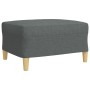 4-teiliges Sofaset mit Fußhocker und dunkelgrauen Kissenstoffen. von , Sofas - Ref: Foro24-3278312, Preis: 743,53 €, Rabatt: %