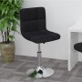 Black fabric swivel kitchen stool by , Kitchen stools - Ref: Foro24-334205, Price: 77,22 €, Discount: %