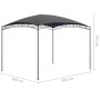 Cenador gris antracita 3x4x2,65 m 180 g/m² de vidaXL, Carpas y cenadores - Ref: Foro24-313911, Precio: 179,58 €, Descuento: %