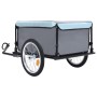 Black and blue bicycle trailer 65 kg by vidaXL, Bicycle trailers - Ref: Foro24-92589, Price: 133,09 €, Discount: %