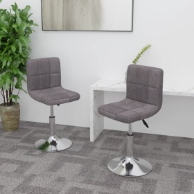 Swivel dining chairs 2 units in gray taupe fabric by , dining chairs - Ref: Foro24-334218, Price: 110,45 €, Discount: %