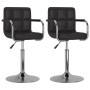 Sillas de comedor giratorias 2 unidades cuero sintético negro de , Sillas de comedor - Ref: Foro24-334574, Precio: 119,99 €, ...