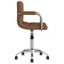 Brown fabric swivel office chair by , Office chairs - Ref: Foro24-334670, Price: 95,99 €, Discount: %